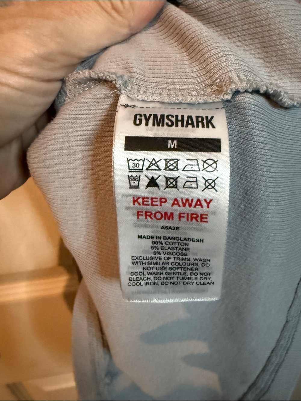 Gymshark Light Gray Men’s Ribbed Tank Top Size Medium - Picture 4 of 6